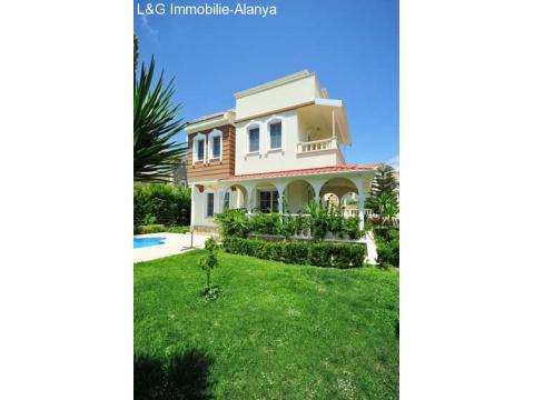 Aussenanlage- Immobilie-villa-alanya-avsallar