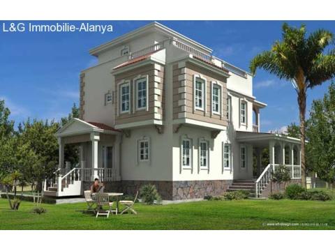 Aussenanlage- Immobilie-villa-alanya-avsallar