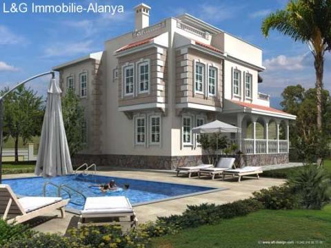 Aussenanlage- Immobilie-villa-alanya-avsallar