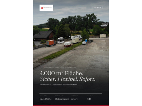 Freiflächen mieten, pachten in Hamm