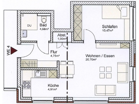 Grundriss Wohnung