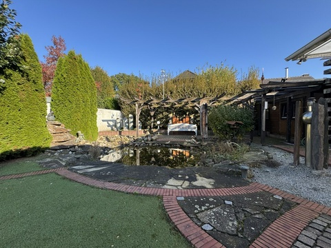 Teich im Garten