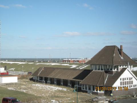 Blick auf Elbe und Nordsee