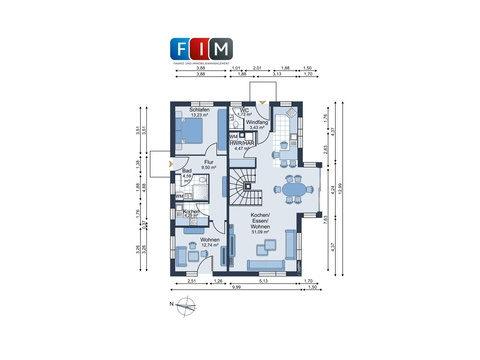 Einfamilienhaus kaufen in Lübbecke, 655 m² Grundstück, 185,15 m² Wohnfläche, 7 Zimmer