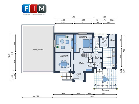 Einfamilienhaus kaufen in Hiddenhausen, 2.058 m² Grundstück, 176,89 m² Wohnfläche, 8 Zimmer
