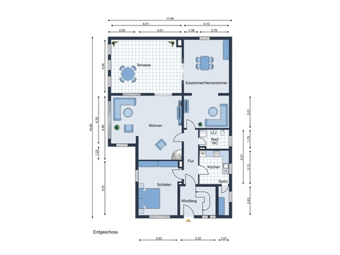 Einfamilienhaus kaufen in Osnabrück, 1.002 m² Grundstück, 203,19 m² Wohnfläche, 7 Zimmer