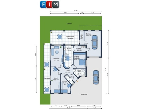 Haus kaufen in Damme, 548 m² Grundstück, 130,43 m² Wohnfläche, 4 Zimmer