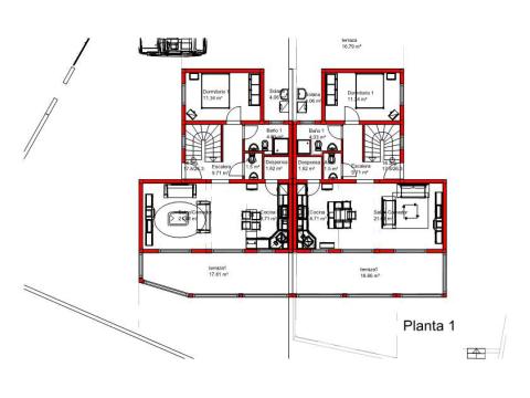 Doppelhaushälfte kaufen in Montaña la Data, mit Garage, mit Stellplatz, 300 m² Grundstück, 152 m² Wohnfläche, 4 Zimmer