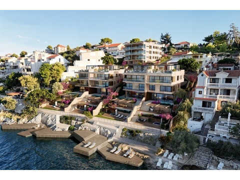 Exklusive Apartments in erster Reihe zum Meer auf Ciovo