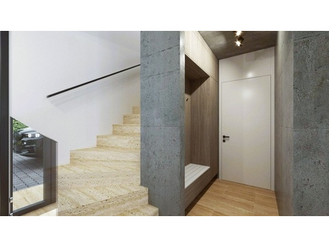 Eingangsbereich mit Treppe moderne Villa Kroatien