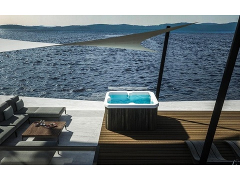 Dachterrasse der Luxusvilla H3788 in Kroatien - Panorama Scouting.