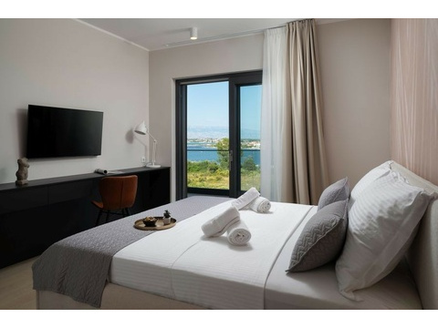 Schlafzimmer mit Meerblick