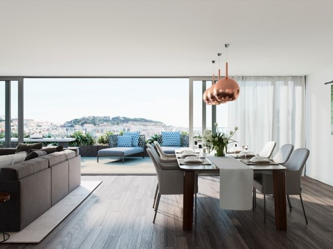 Etagenwohnung kaufen in Lissabon, 83 m² Wohnfläche