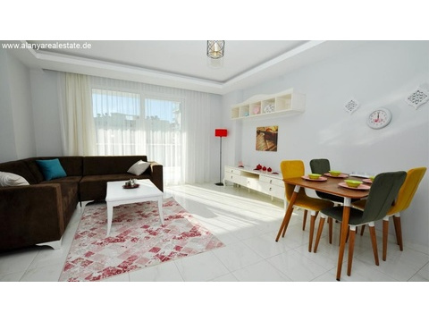 Neu möblierte zwei Zimmer Wohnung in super Luxus Anlage ()