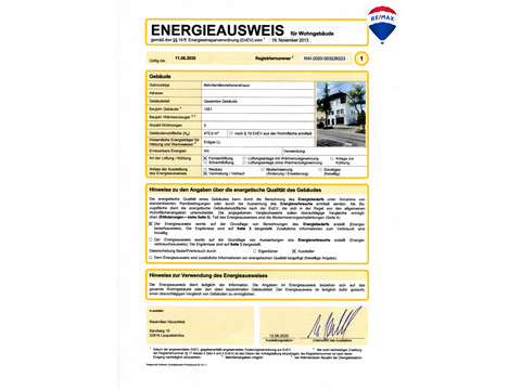 Energieausweis