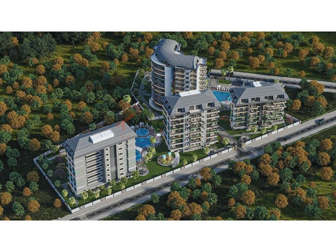 Wohnung kaufen in Avsallar, mit Stellplatz, 191 m² Wohnfläche, 6 Zimmer