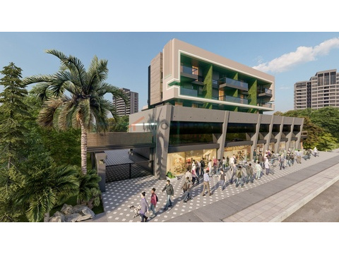 Wohnung kaufen in Antalya, mit Stellplatz, 53 m² Wohnfläche, 2 Zimmer
