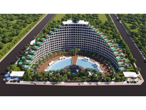 Wohnung kaufen in Antalya, mit Stellplatz, 45 m² Wohnfläche, 2 Zimmer