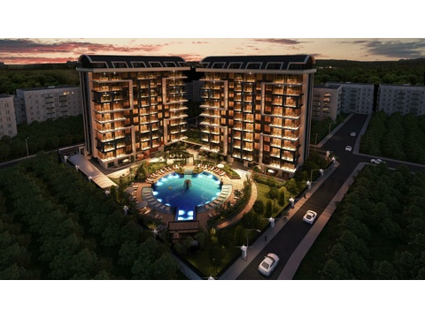 Wohnung kaufen in Alanya, mit Stellplatz, 62 m² Wohnfläche, 2 Zimmer