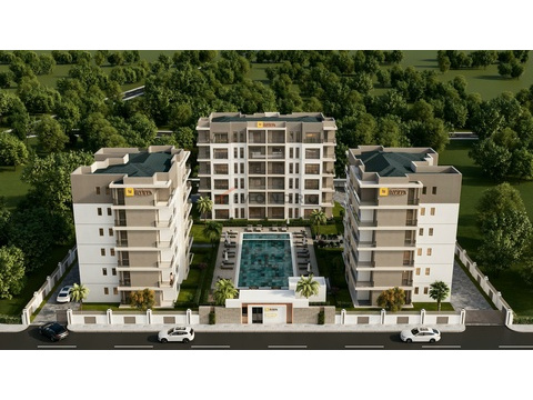 Wohnung kaufen in Antalya, mit Garage, 105 m² Wohnfläche, 3 Zimmer